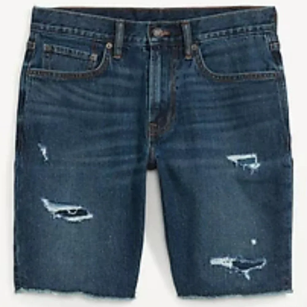 Slim Built-In Flex Cut-Off Jean Shorts - Picture 3 of 7
